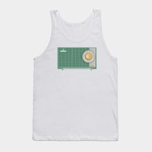 Green vintage radio Tank Top